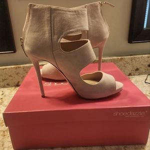 Shoe Dazzle Blush Dress High Heeels